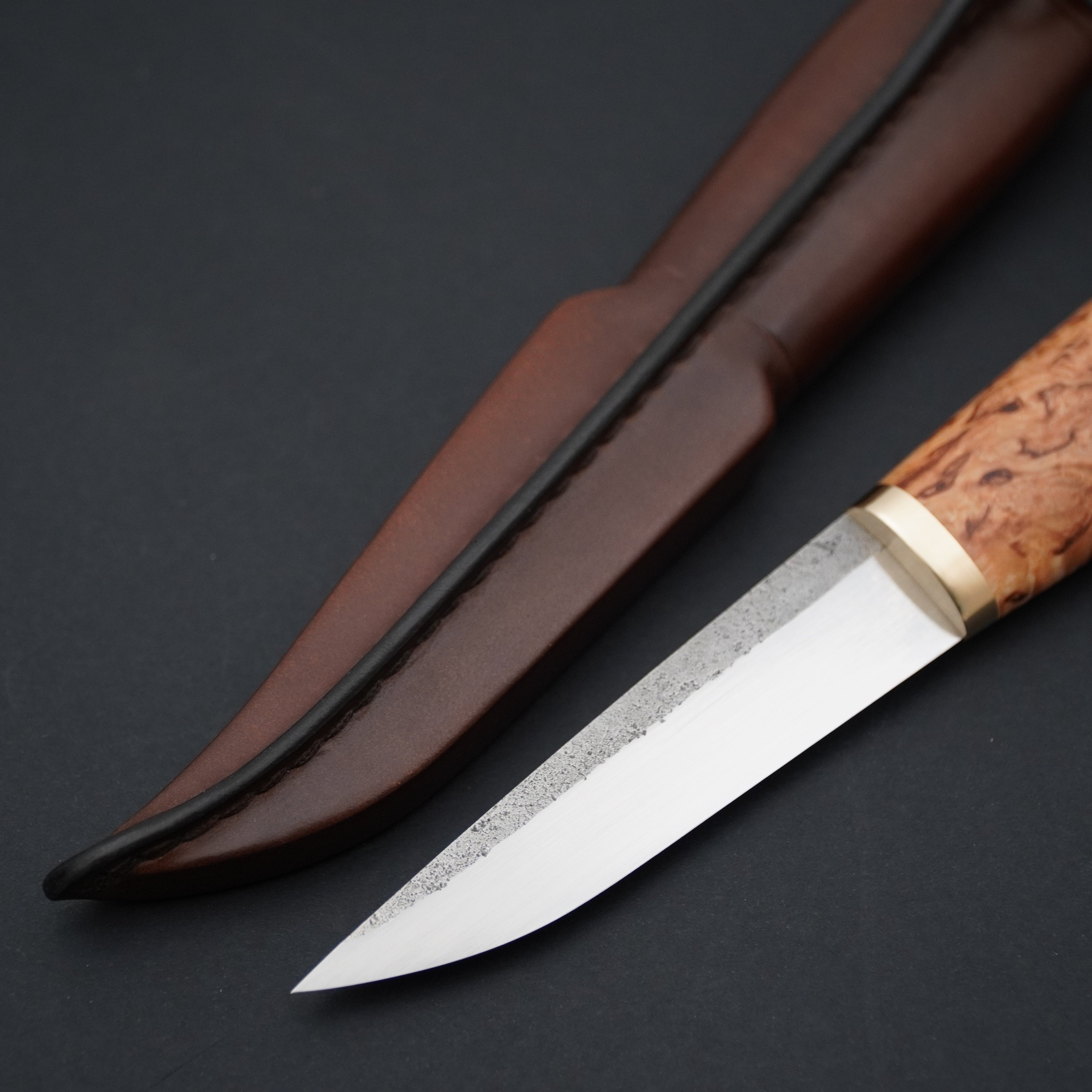 Puukko, stabiloitu visakoivu