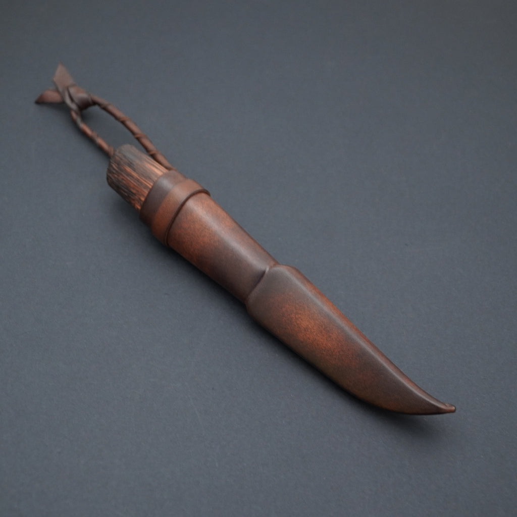 Puukko, poltettu tammi