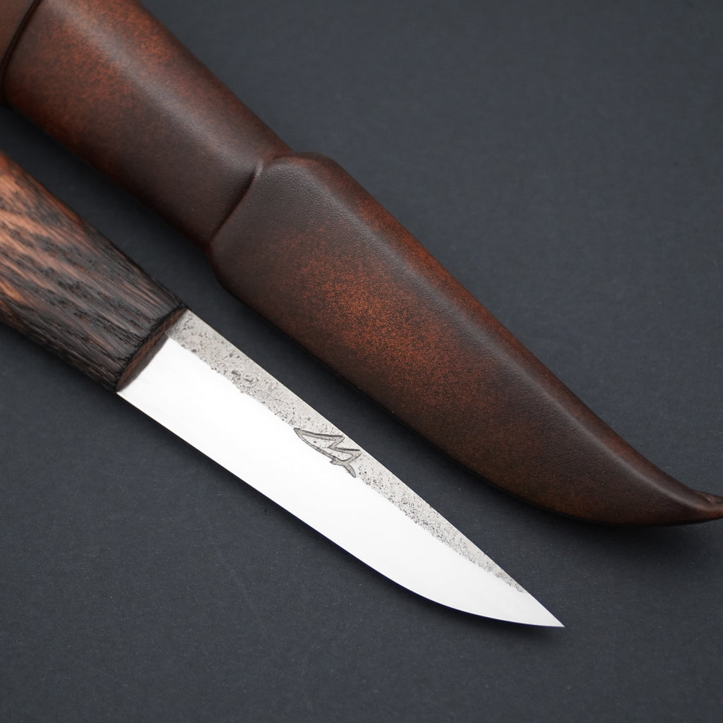 Puukko, poltettu tammi