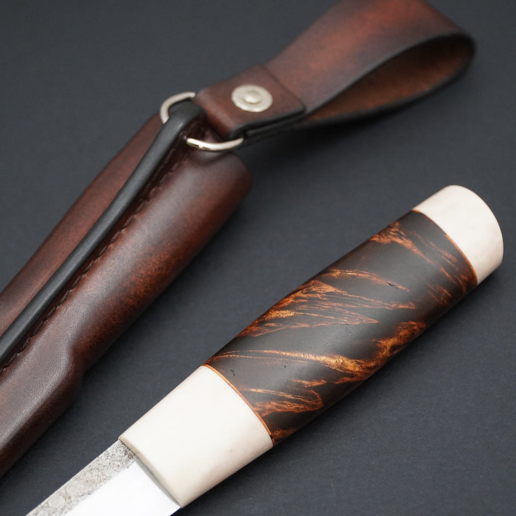 Puukko, poronsarvi/visakoivu