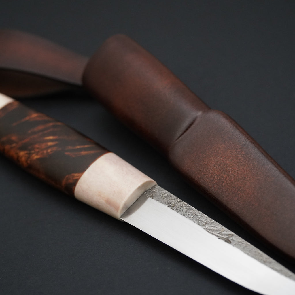 Puukko, poronsarvi/visakoivu