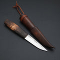 Puukko, poltettu tammi