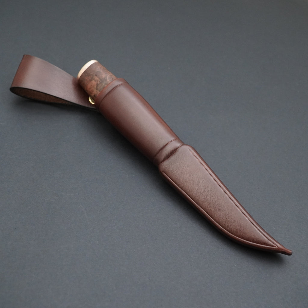 Puukko, stabiloitu vaahteran pahka