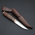 Puukko, stabiloitu vaahteran pahka