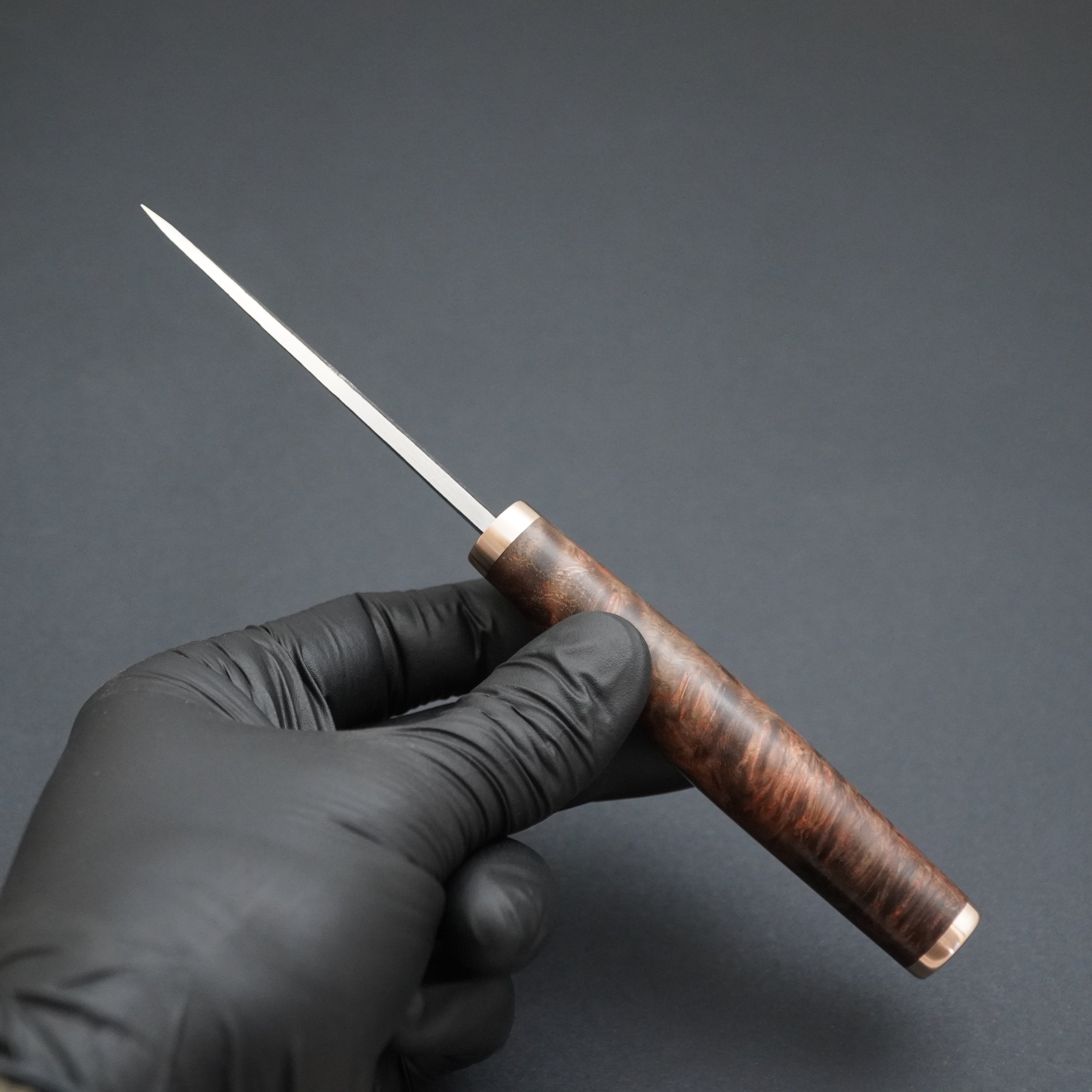 Puukko, stabiloitu vaahteran pahka