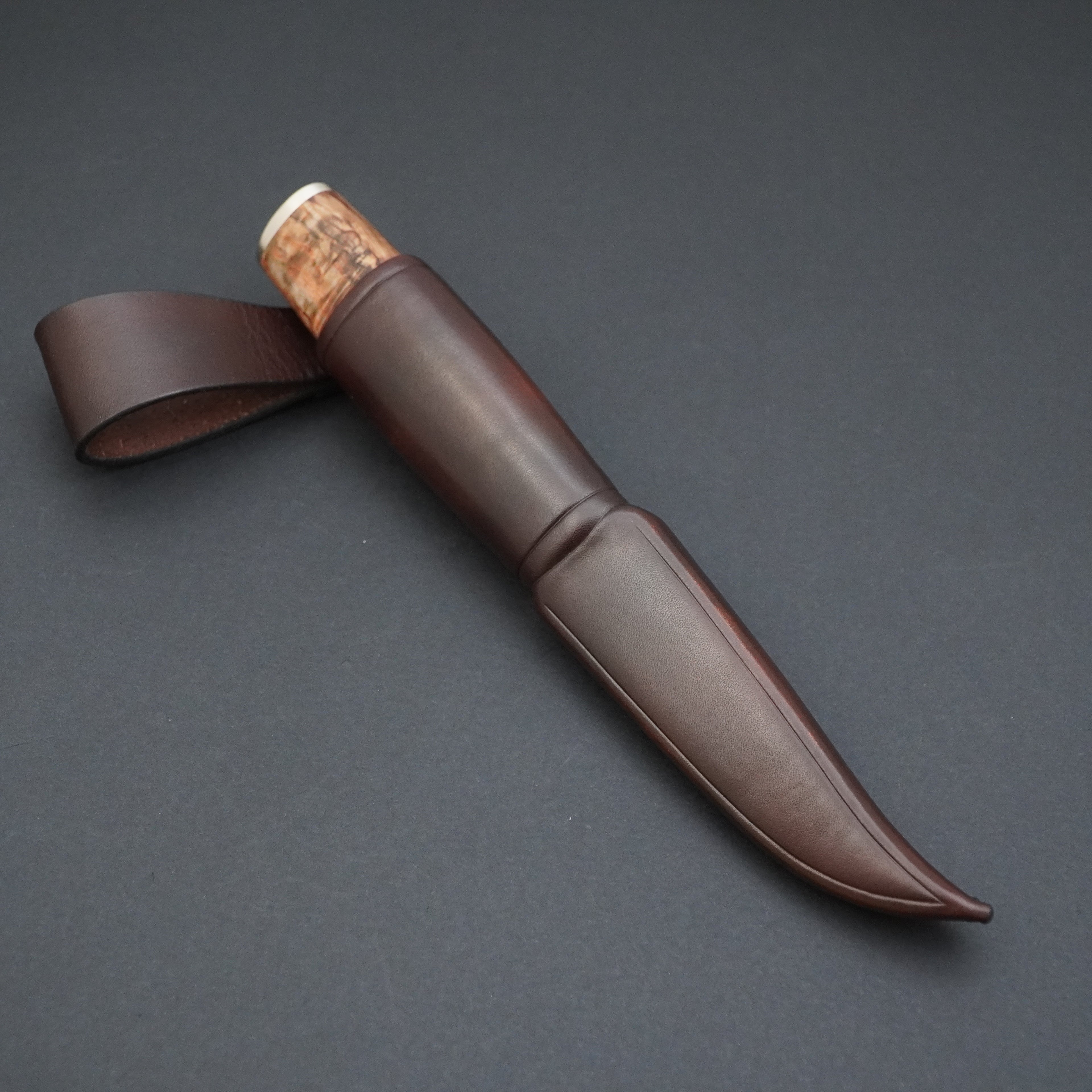Puukko, stabiloitu visakoivu