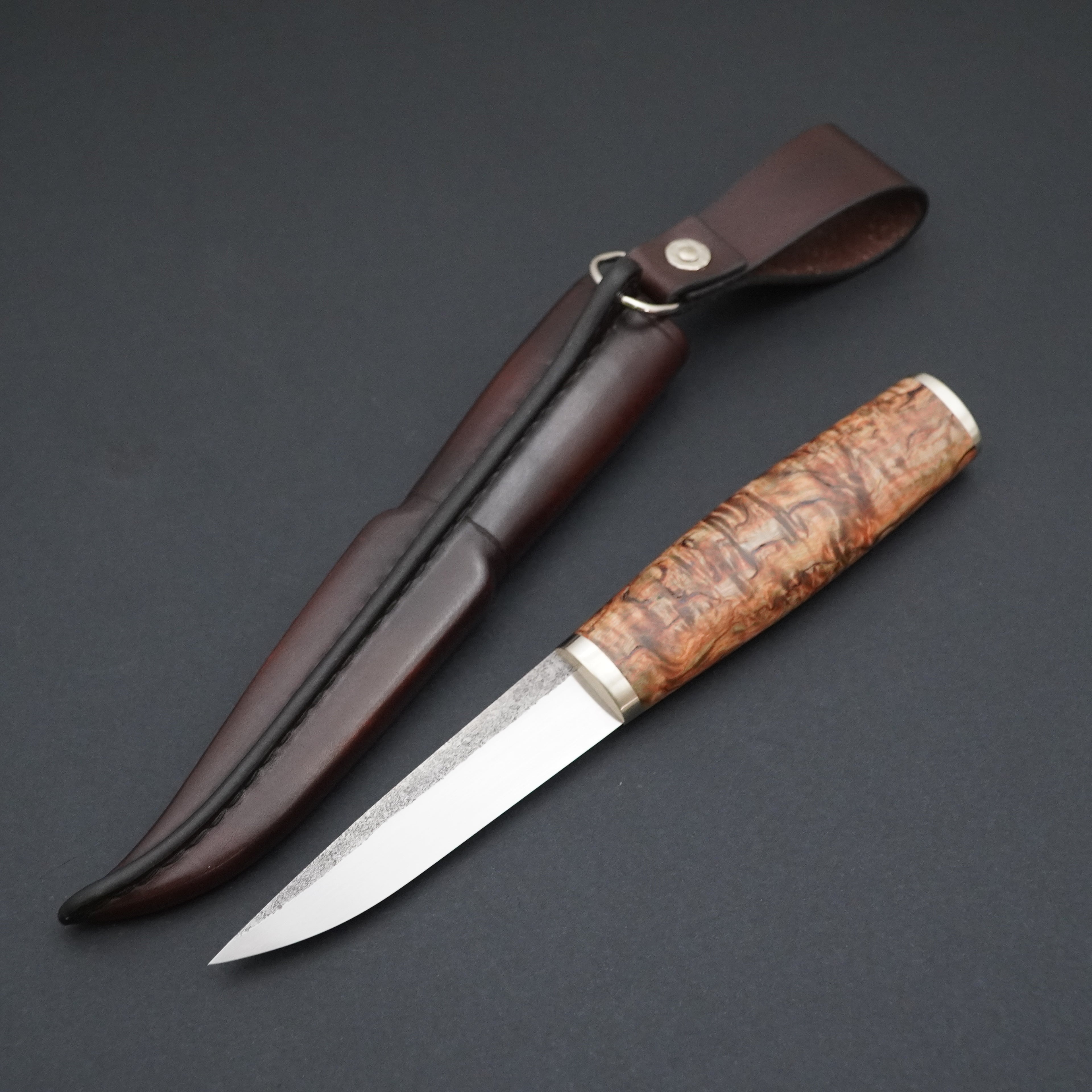 Puukko, stabiloitu visakoivu
