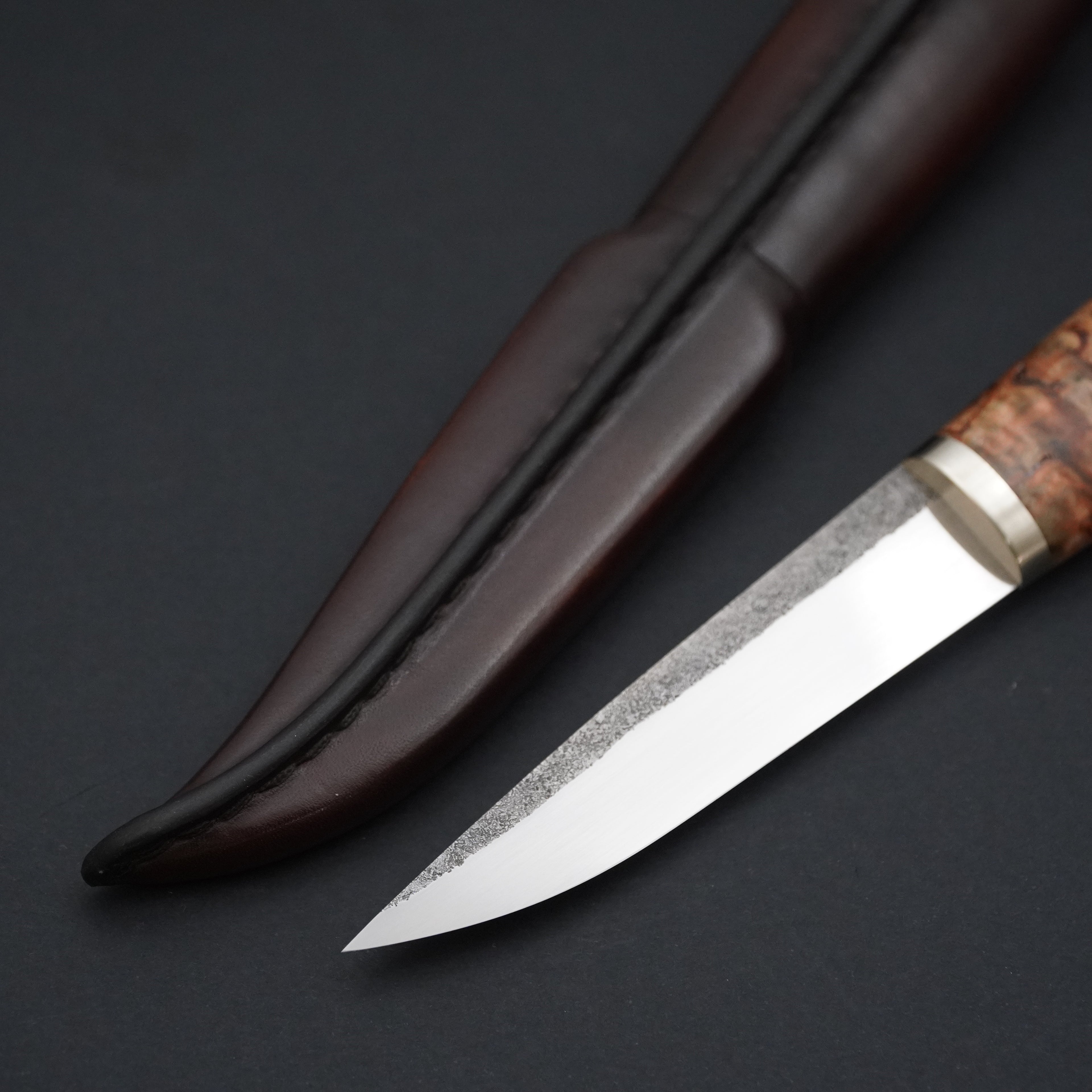 Puukko, stabiloitu visakoivu