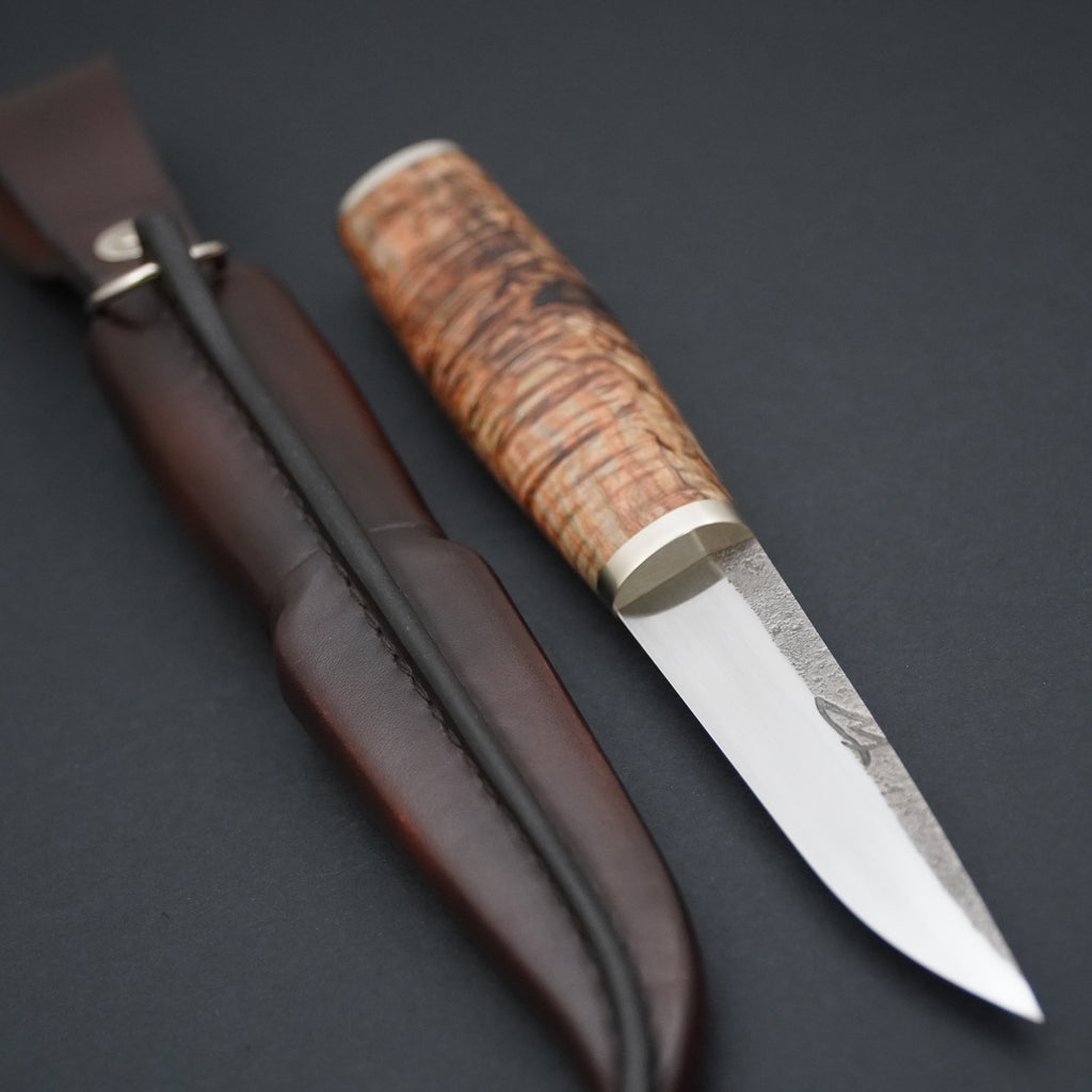Puukko, stabiloitu visakoivu