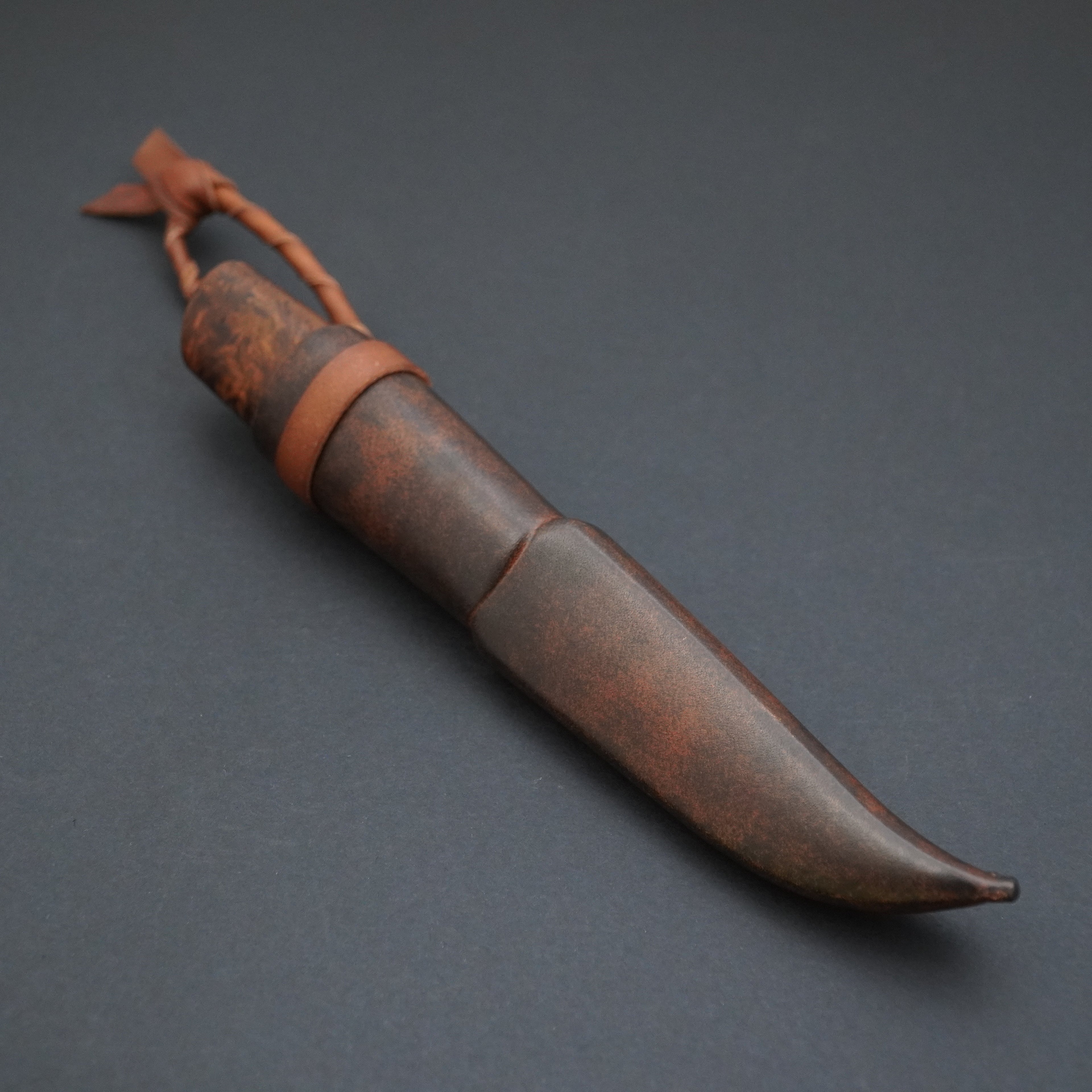 Puukko, hirvensarvi/visakoivu
