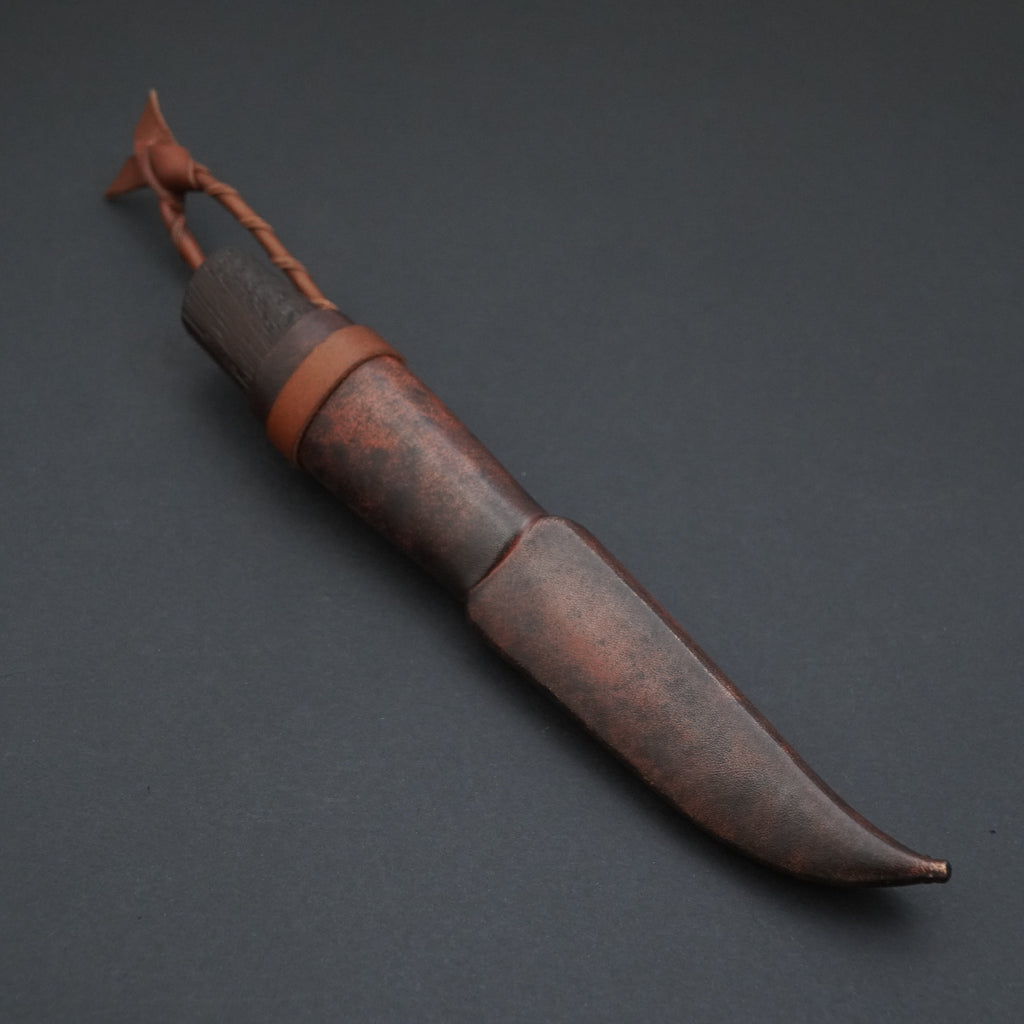 Puukko, harjattu wenge