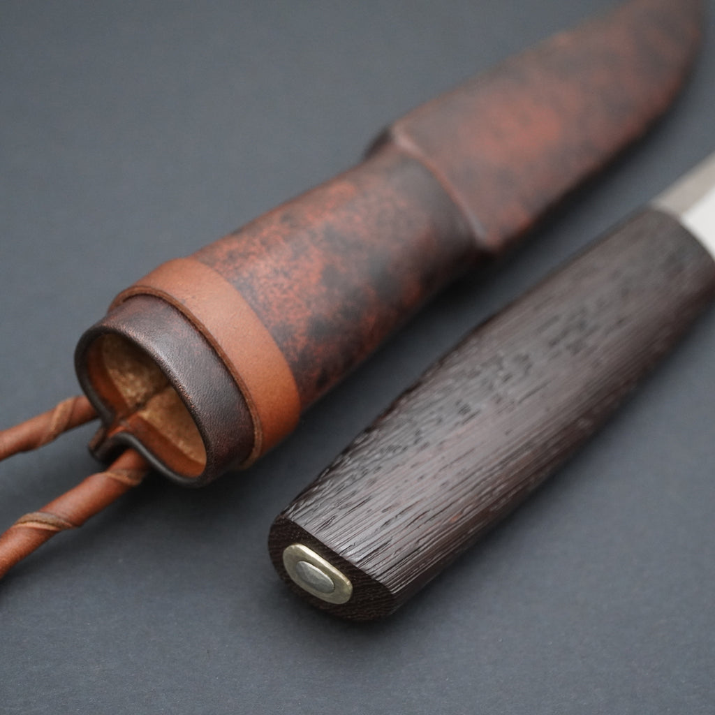 Puukko, harjattu wenge