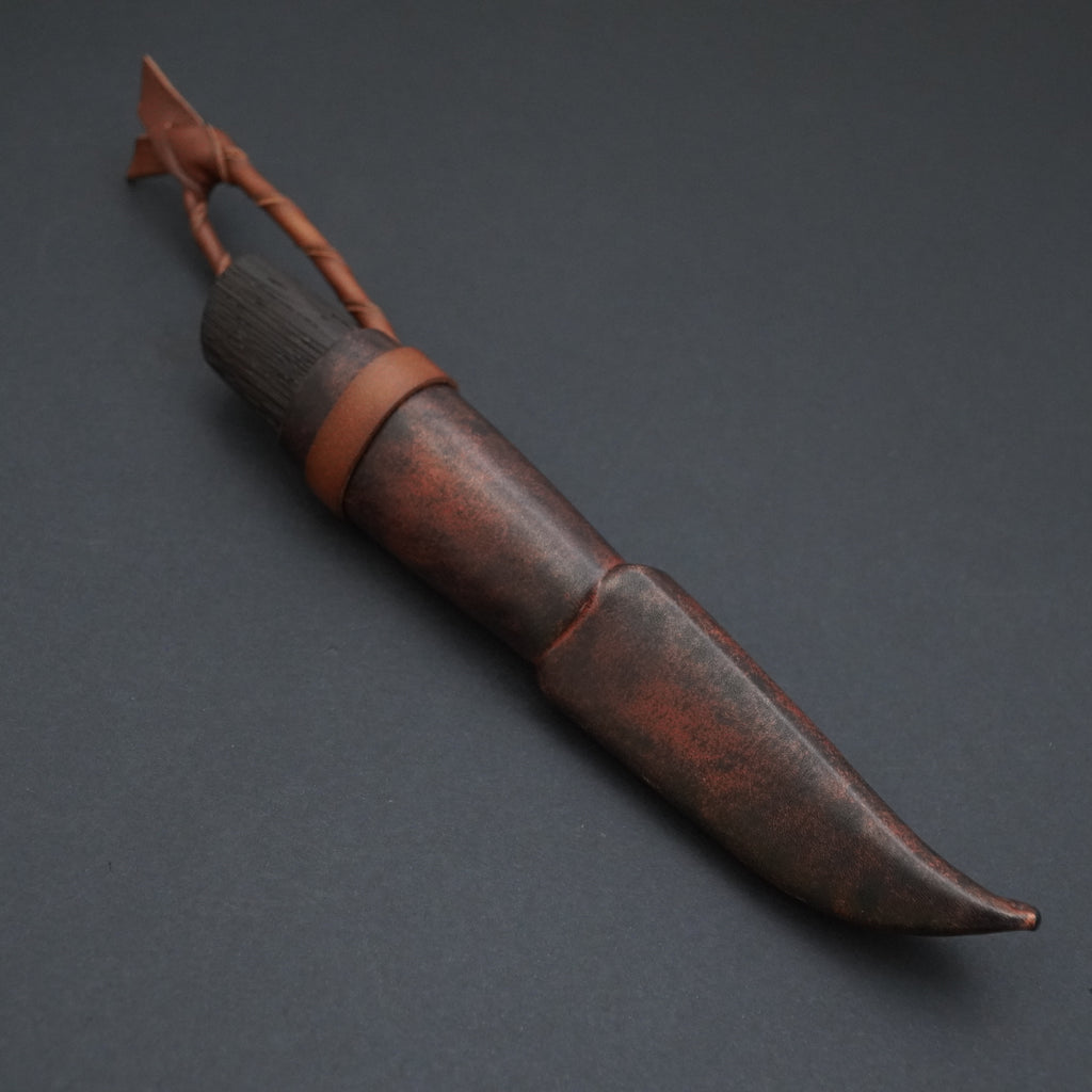 Puukko, harjattu wenge