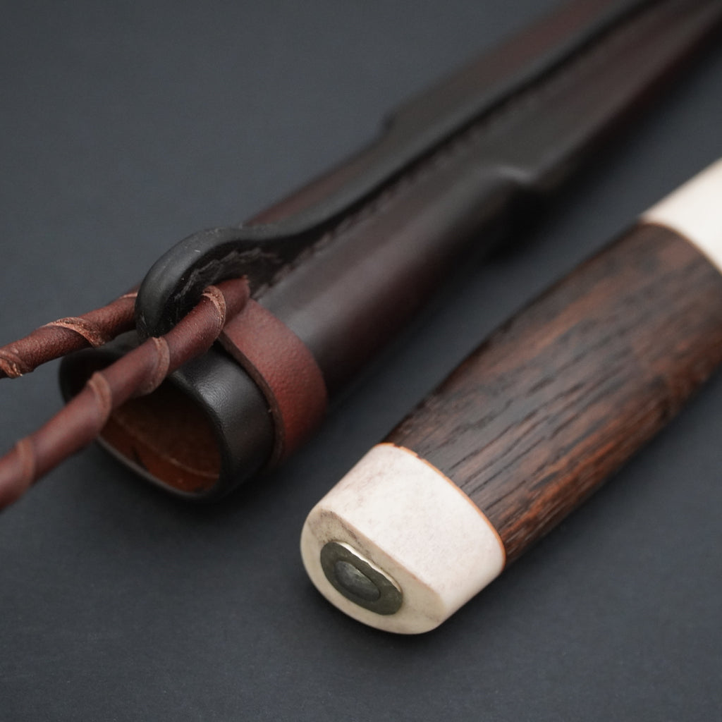 Puukko, hirvensarvi/savutammi