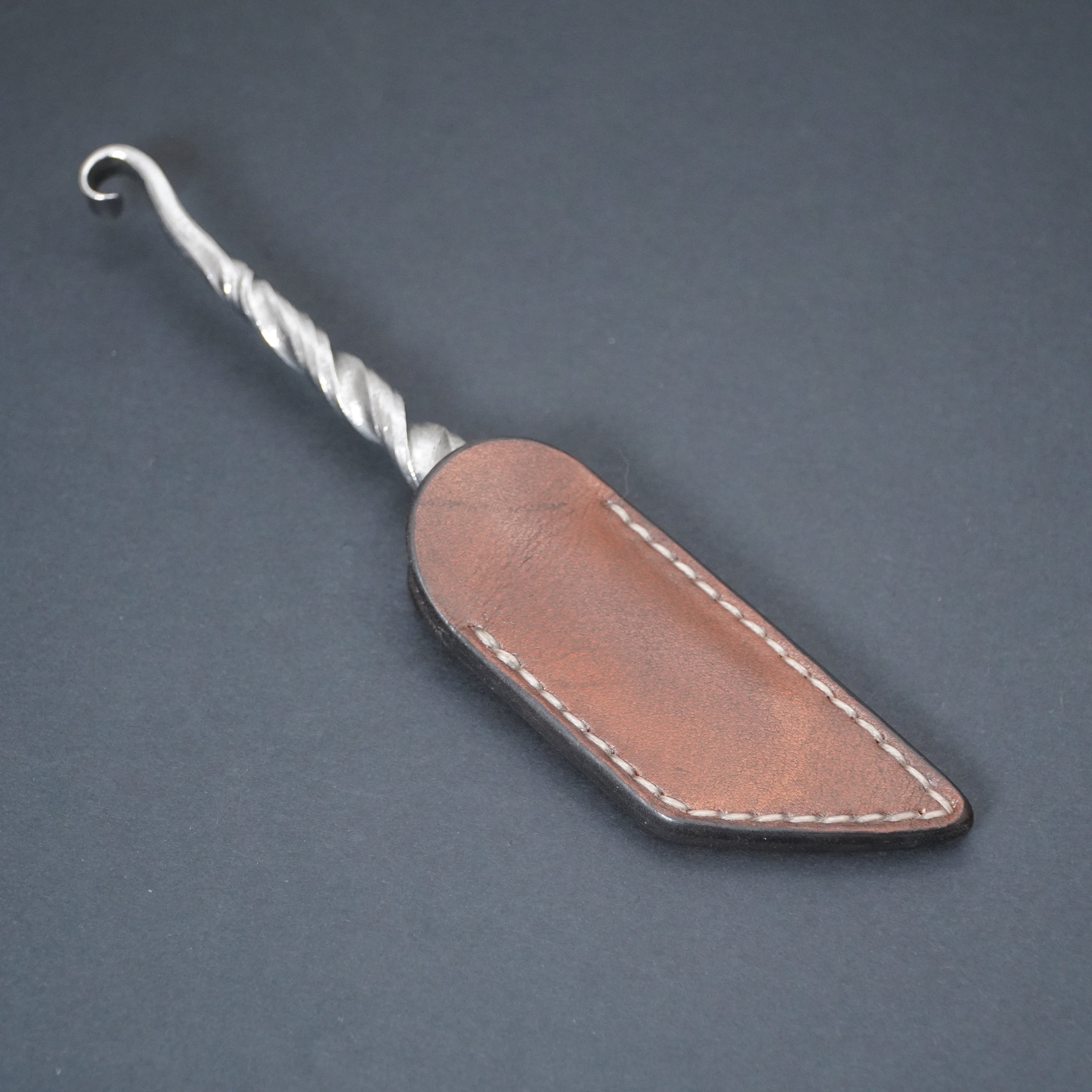 Leather sheath for a Kiridashi