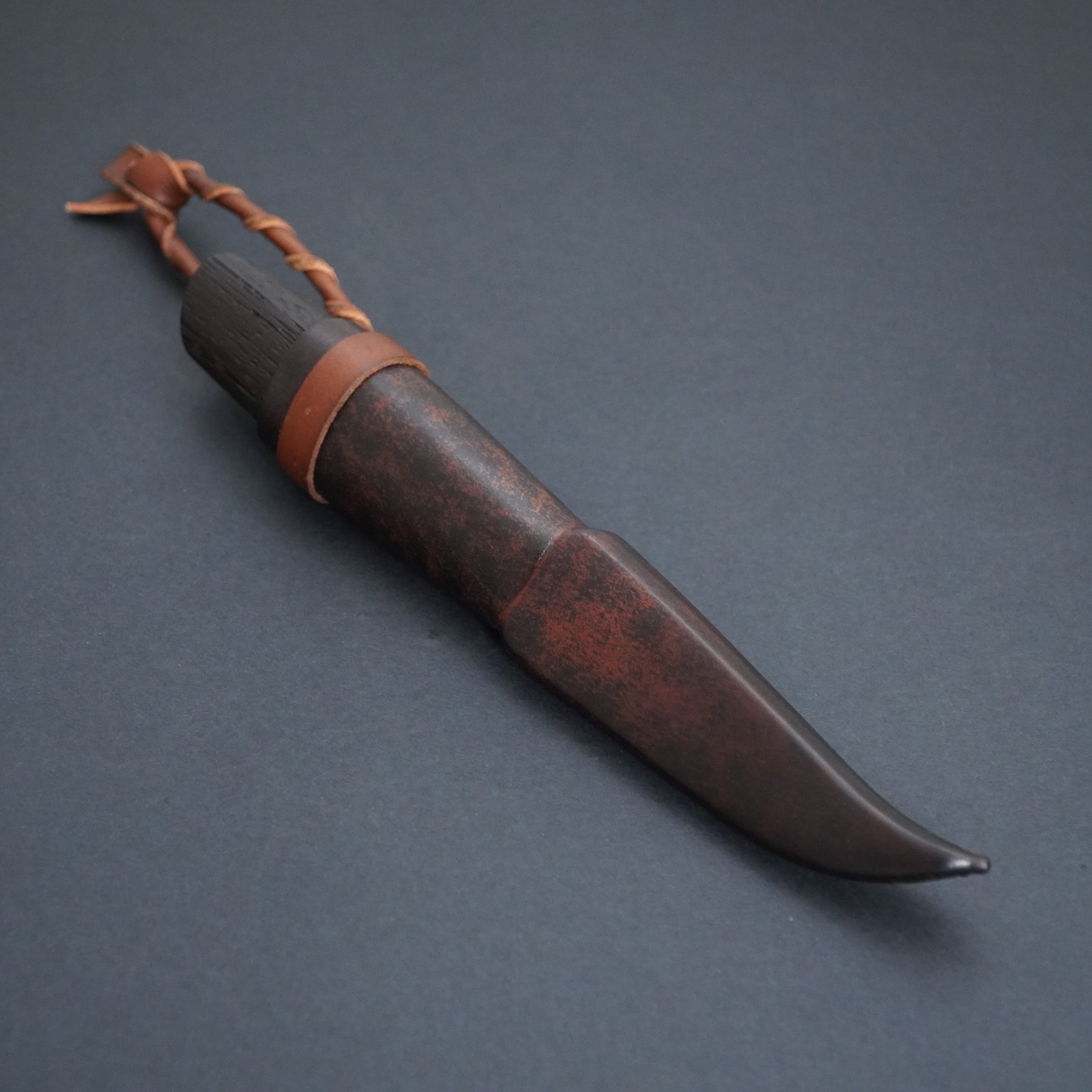 Magnacut puukko, moose antler/ brushed wenge