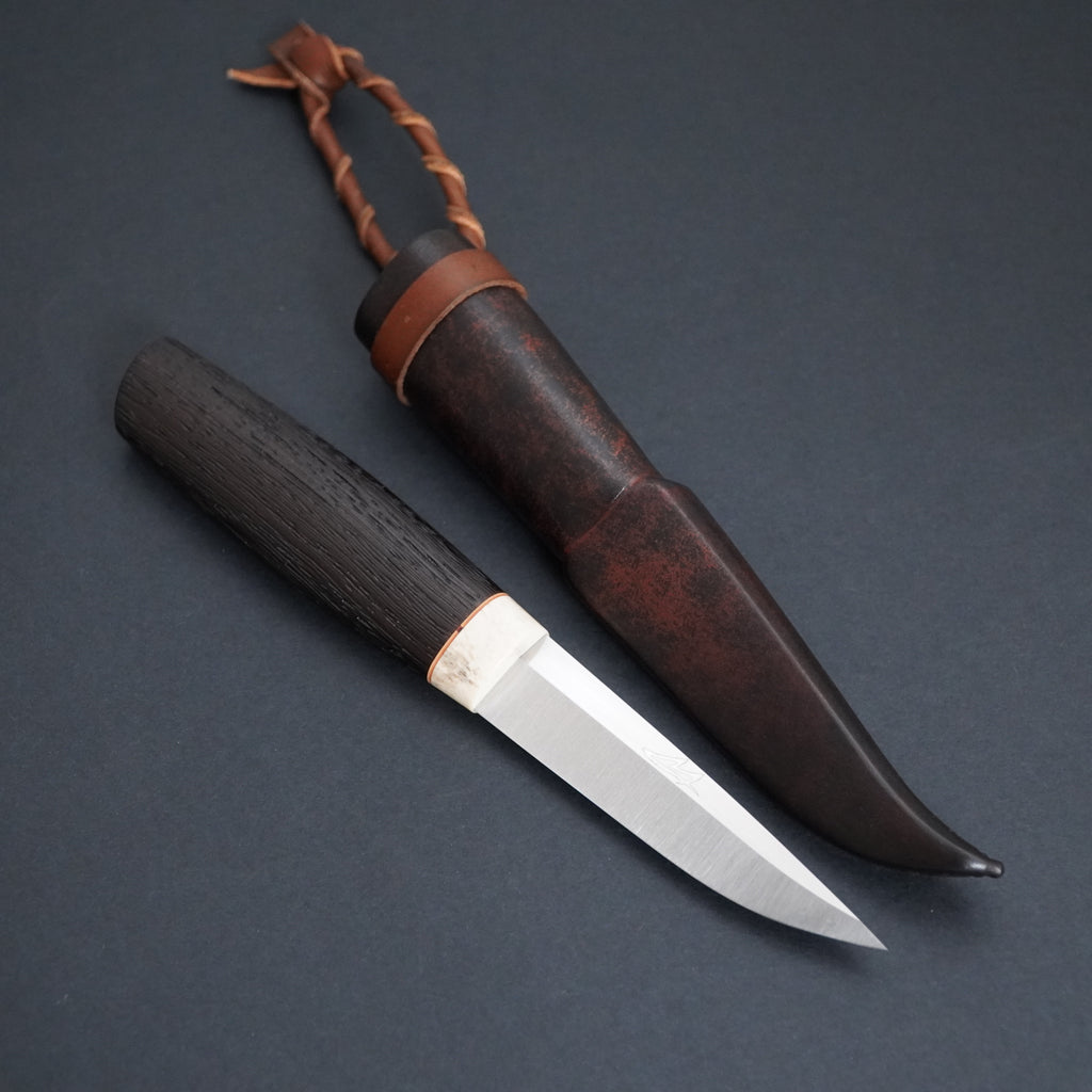 Magnacut puukko, moose antler/ brushed wenge
